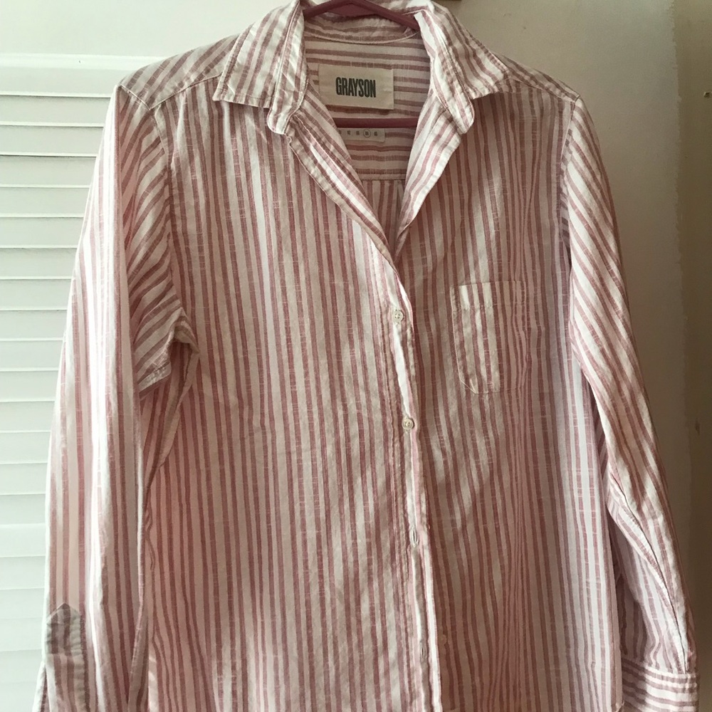 Grayson linen blouse